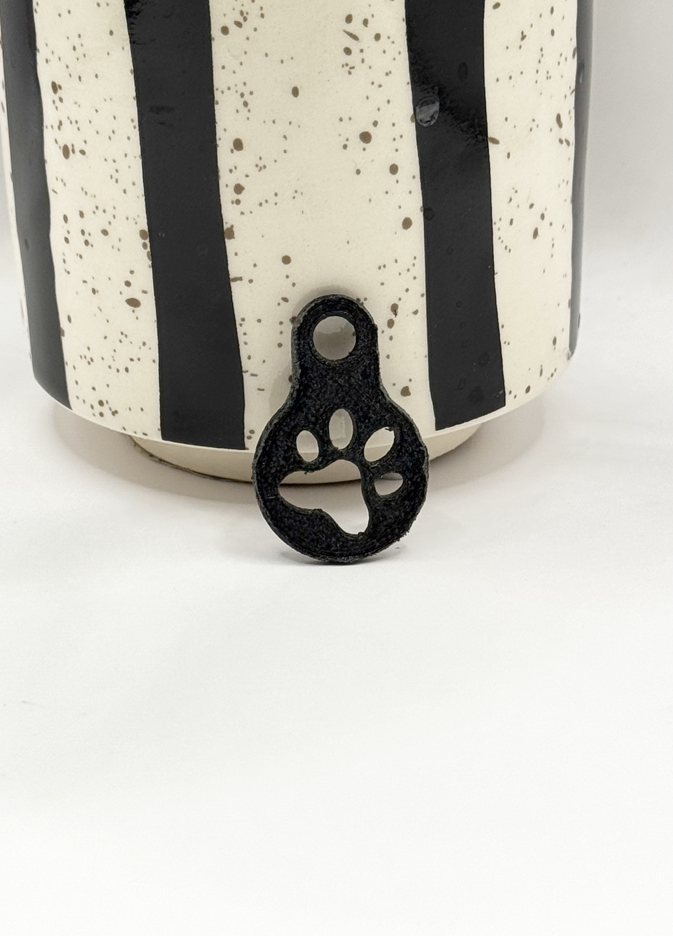 3D Schlüsselanhänger Einkaufschip 'PFOTE'