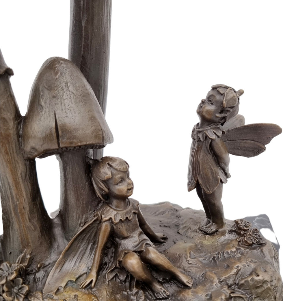 Bronze statue - Fairy-tale scene - Christmas