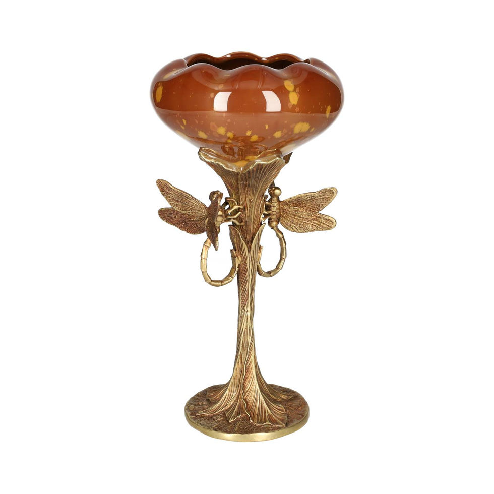 dragonfly vase - Christmas
