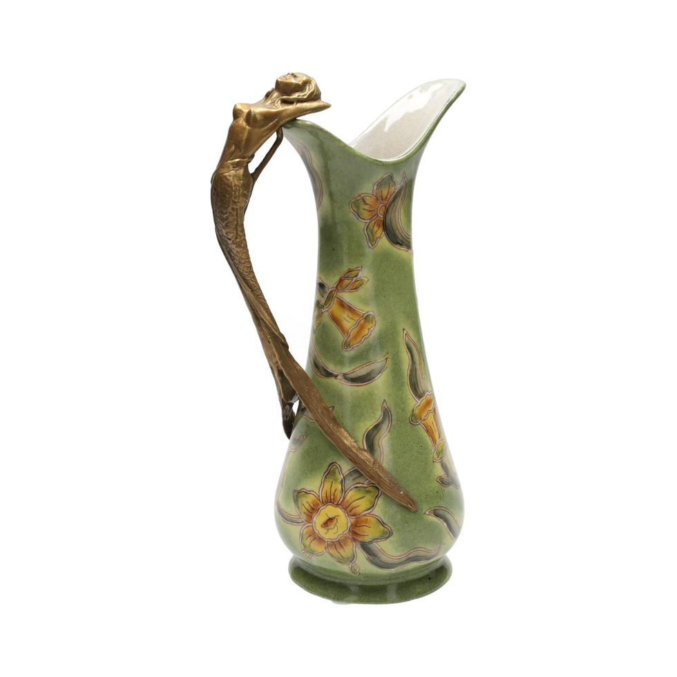 art nouveau style carafe - Christmas