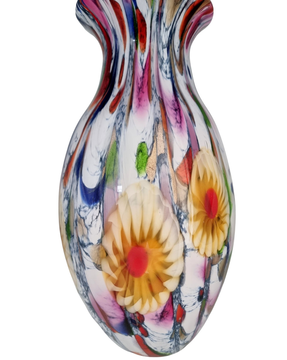 Colorful flower vase - modern style