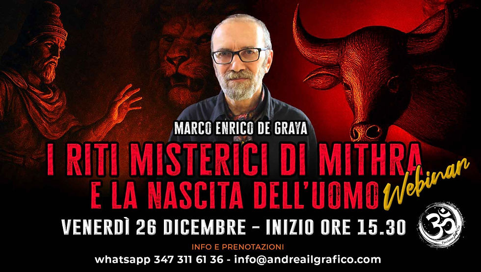 I riti misterici di Mitra e la nascita dell´uomo