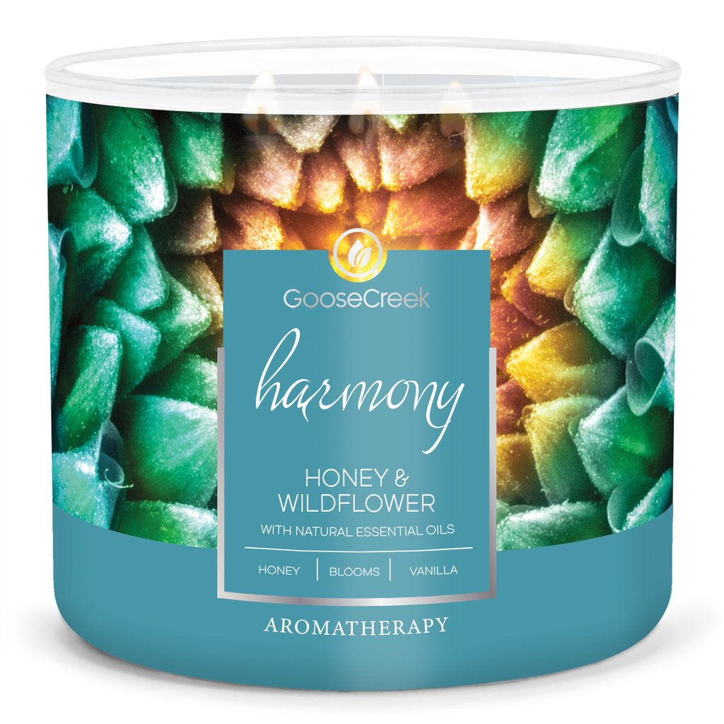 Honey & Wildflower Aromatherapy 3-Wick Candle