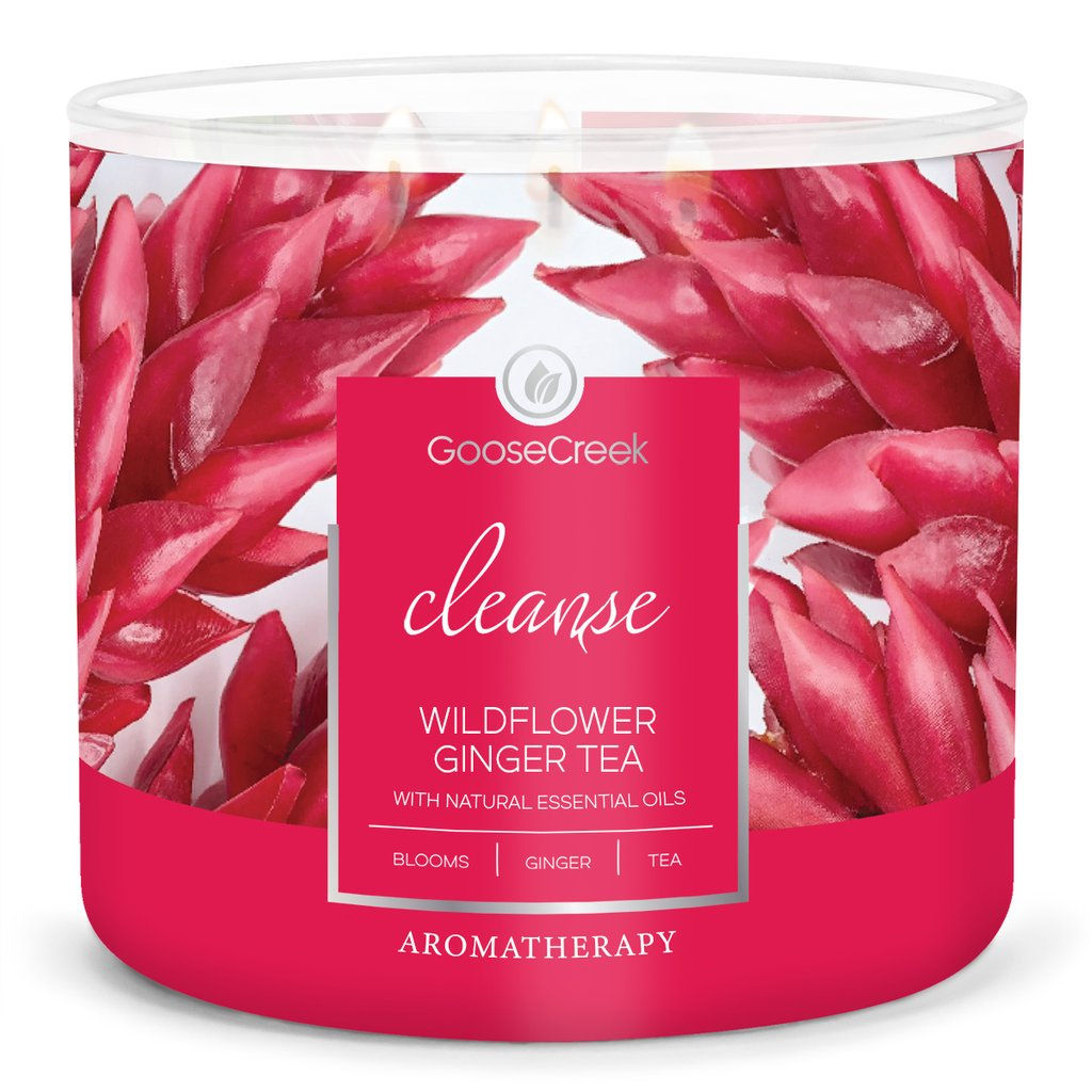 Wildflower Ginger Tea Aromatherapy 3-Wick Candle