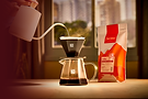 Coando o café premium Juan Valdez