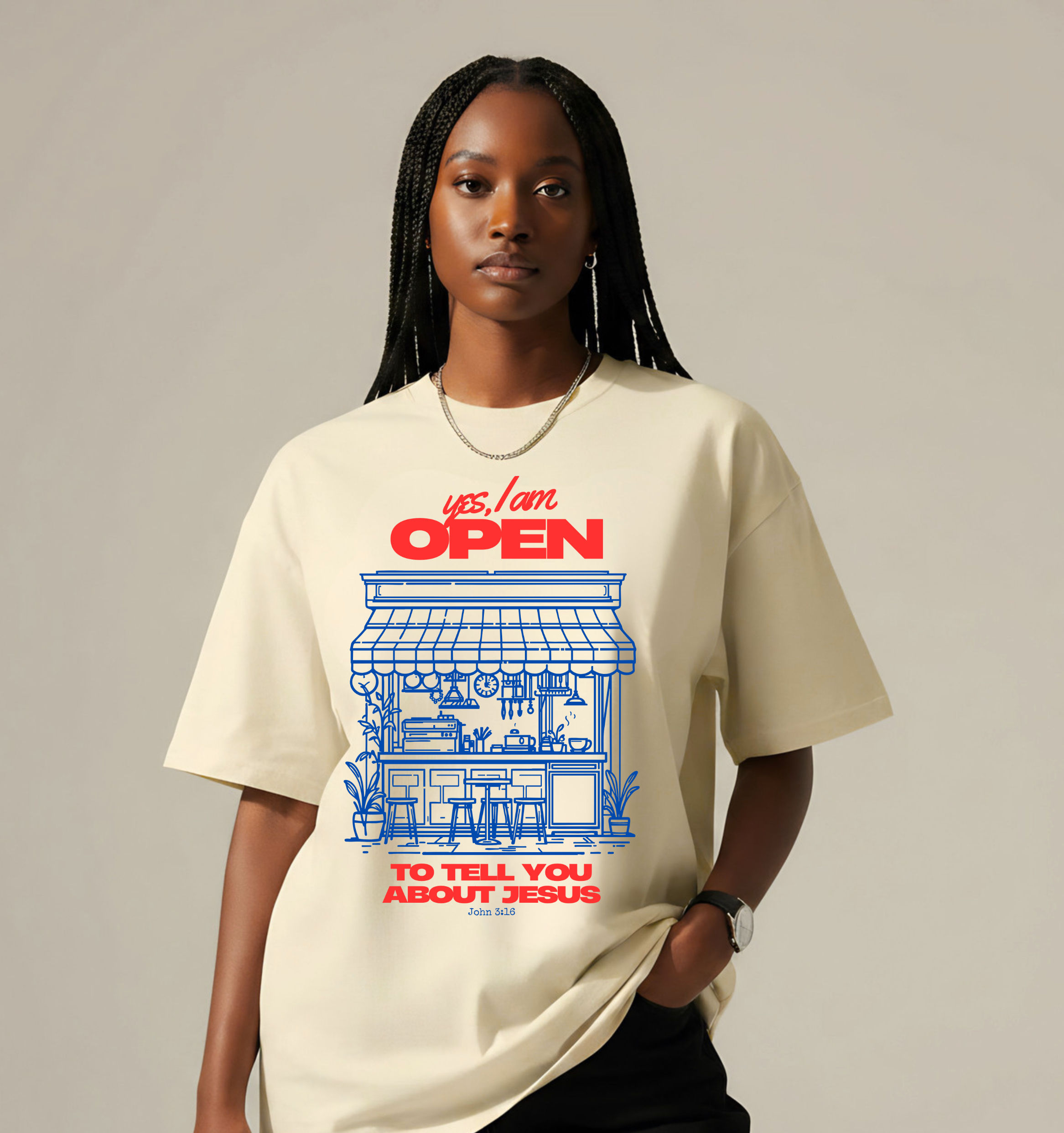 I'm Open - Oversized T-shirt