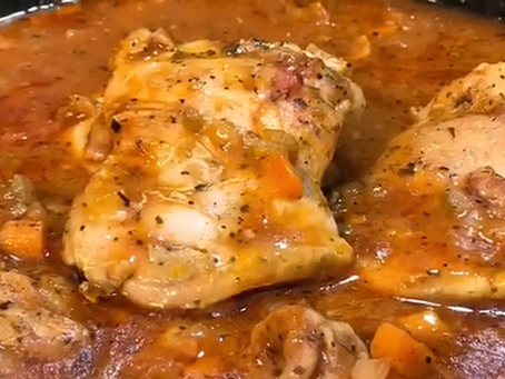 Skillet Chicken Cacciatore