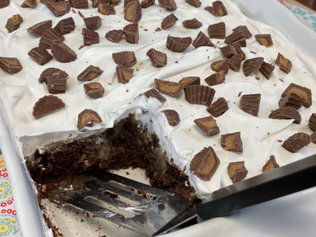 Reese's Poke Cake