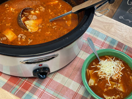 Slow Cooker Lasagna Soup