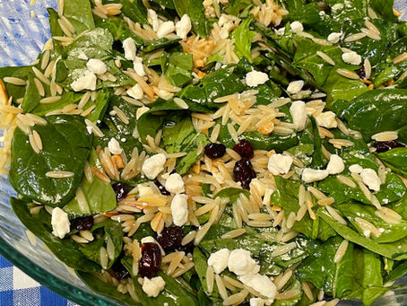 Spinach and Orzo Salad
