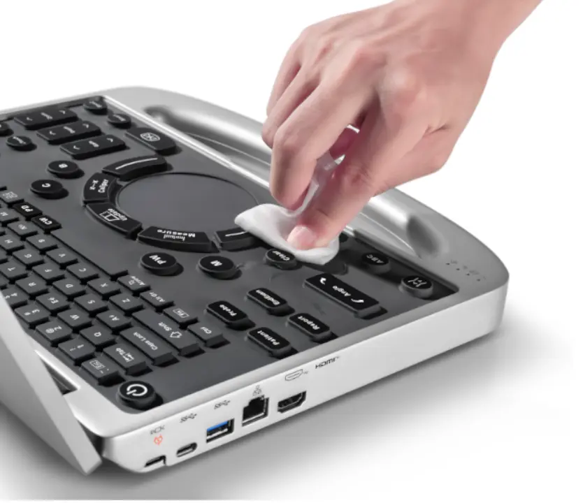 Miniaturbild: tragbares Ultraschallgerät mindray MU7 - Desinfektion