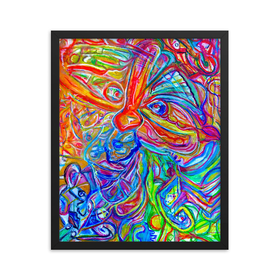 Thumbnail: A sixth sense-   Framed poster