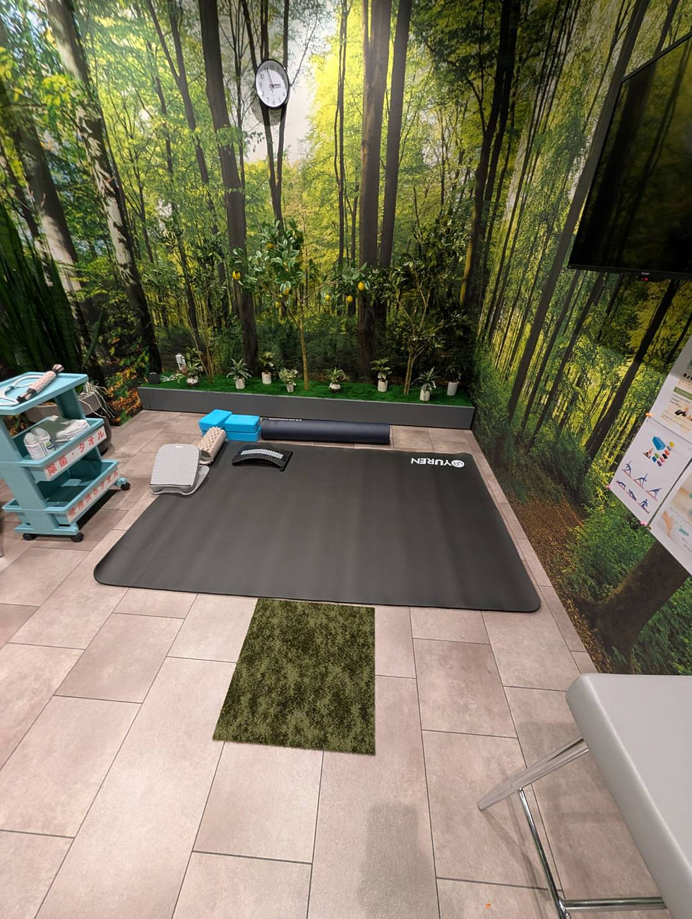 店内にストレッチスペースが完備されました！！✨