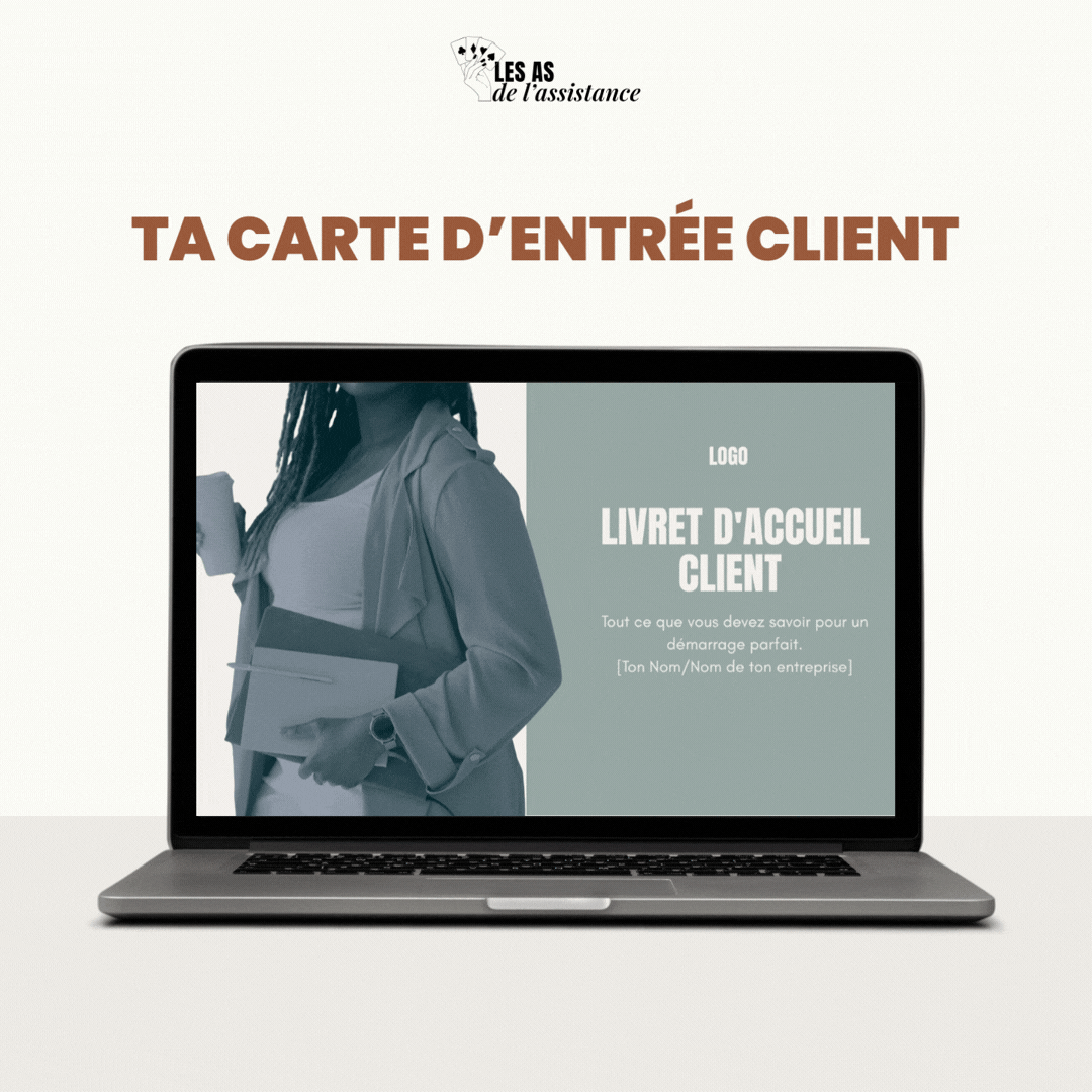CARTE D'ENTRÉE CLIENT VERT GIF