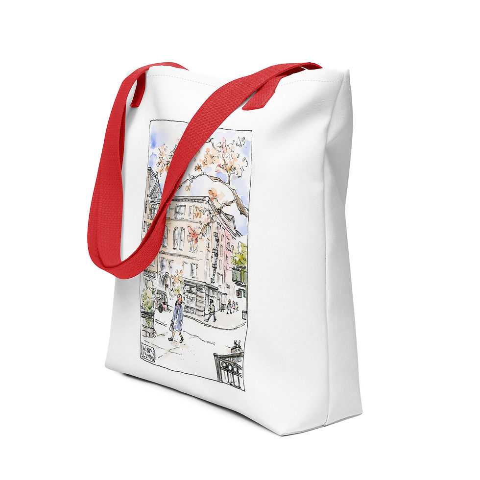 Thumbnail: Columbus Ave and West 88th Street tote bag