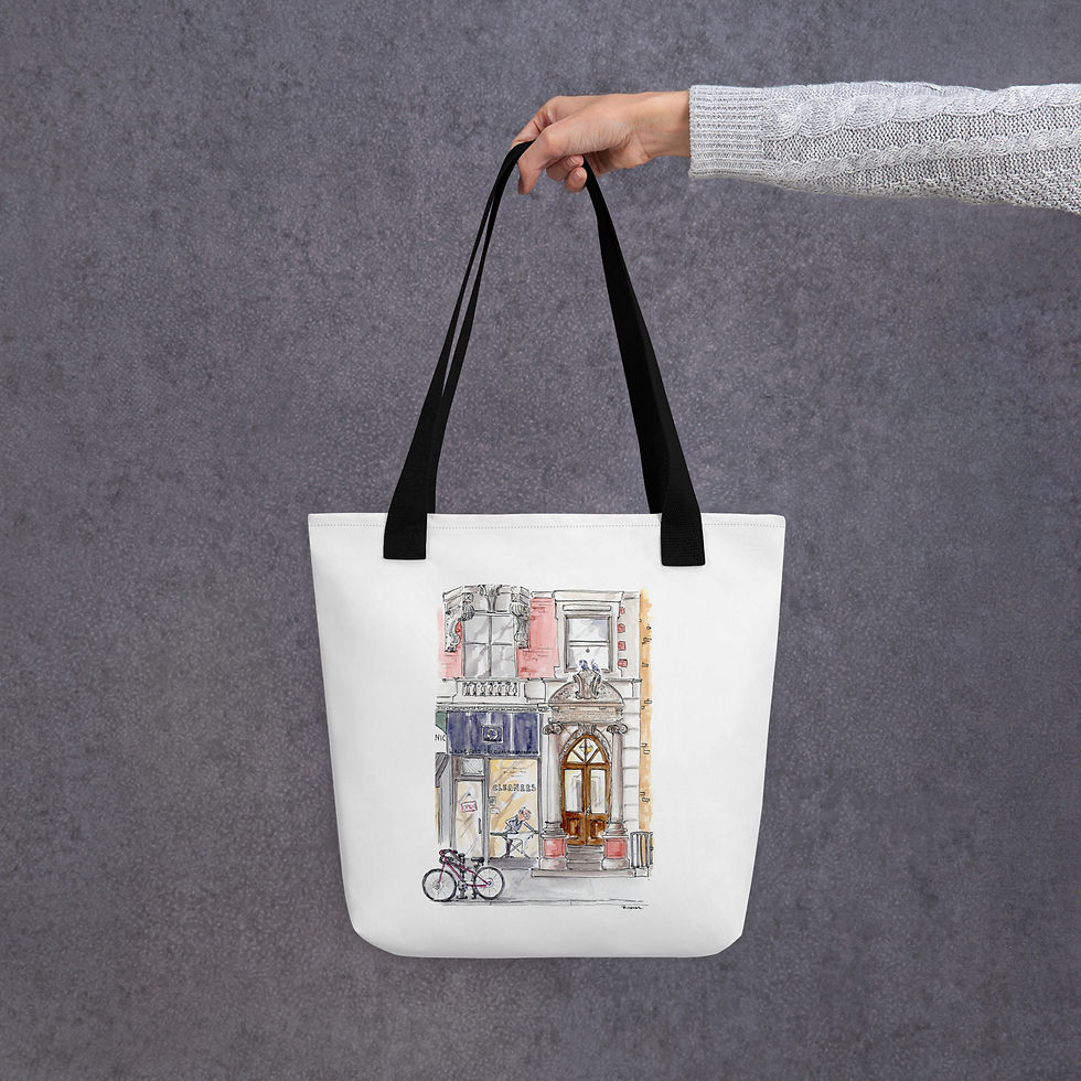 Thumbnail: The Cleaners on Central Park West tote bag