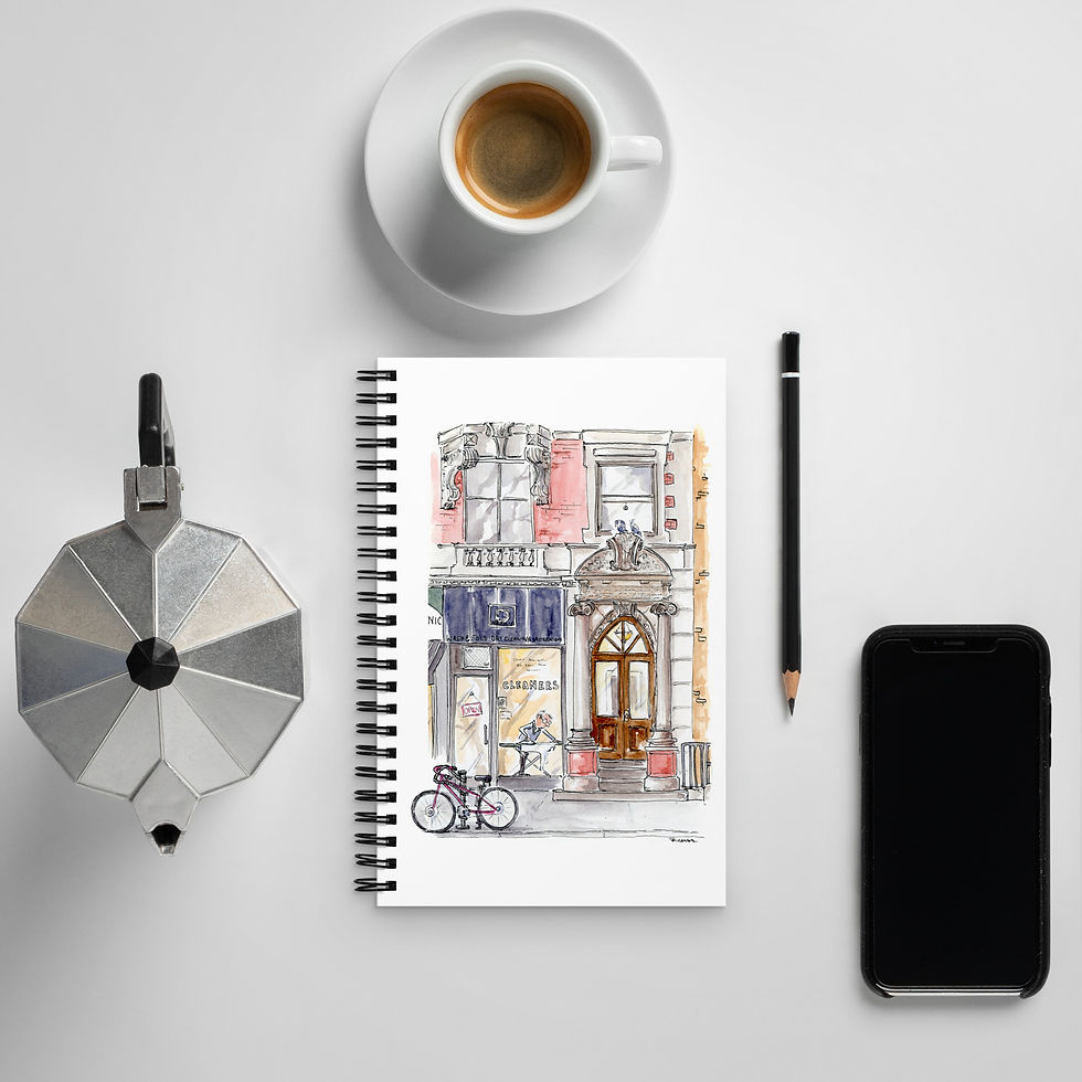 Thumbnail: The Cleaners on Central Park West spiral notebook