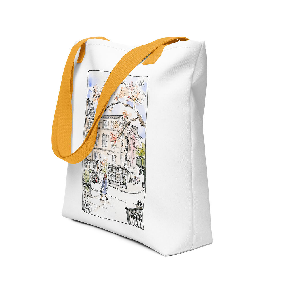 Thumbnail: Columbus Ave and West 88th Street tote bag