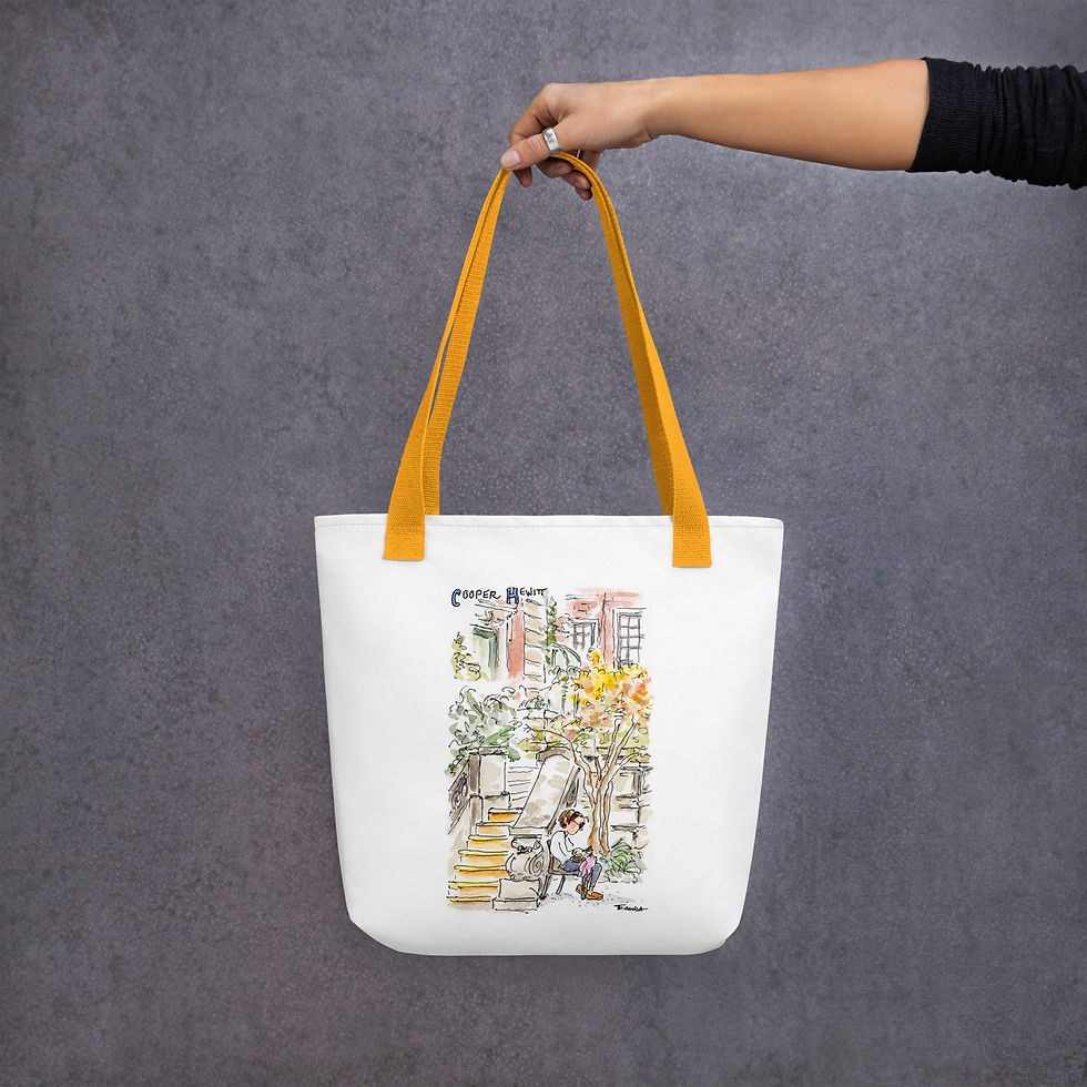 Thumbnail: Cooper Hewitt Museum Garden in the Early Autumn tote bag