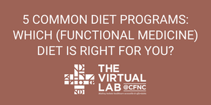 5 Common Diet Programs: Which (Functional Medicine) Diet Is Right for You?