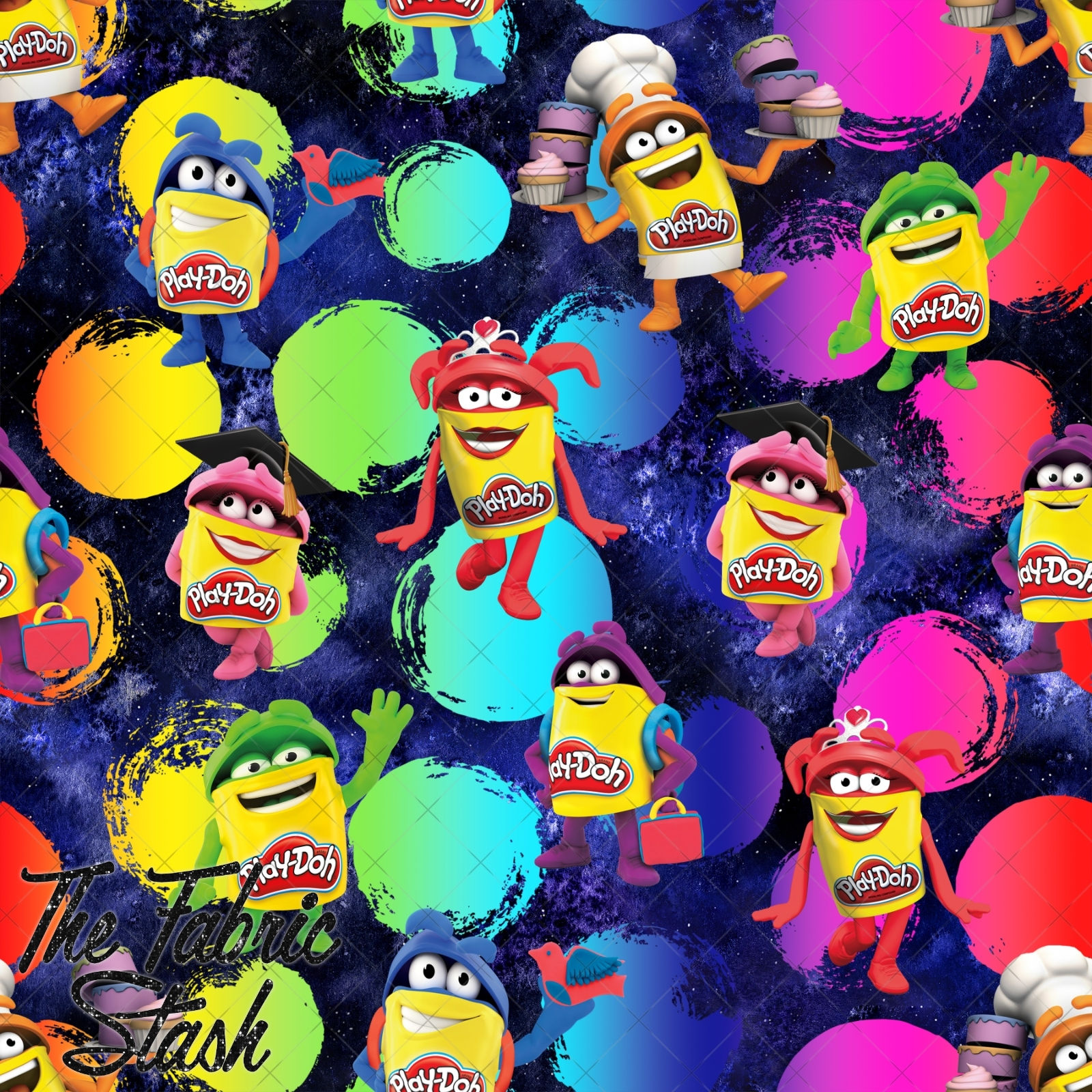 Play-Doh - Digital Seamless Pattern