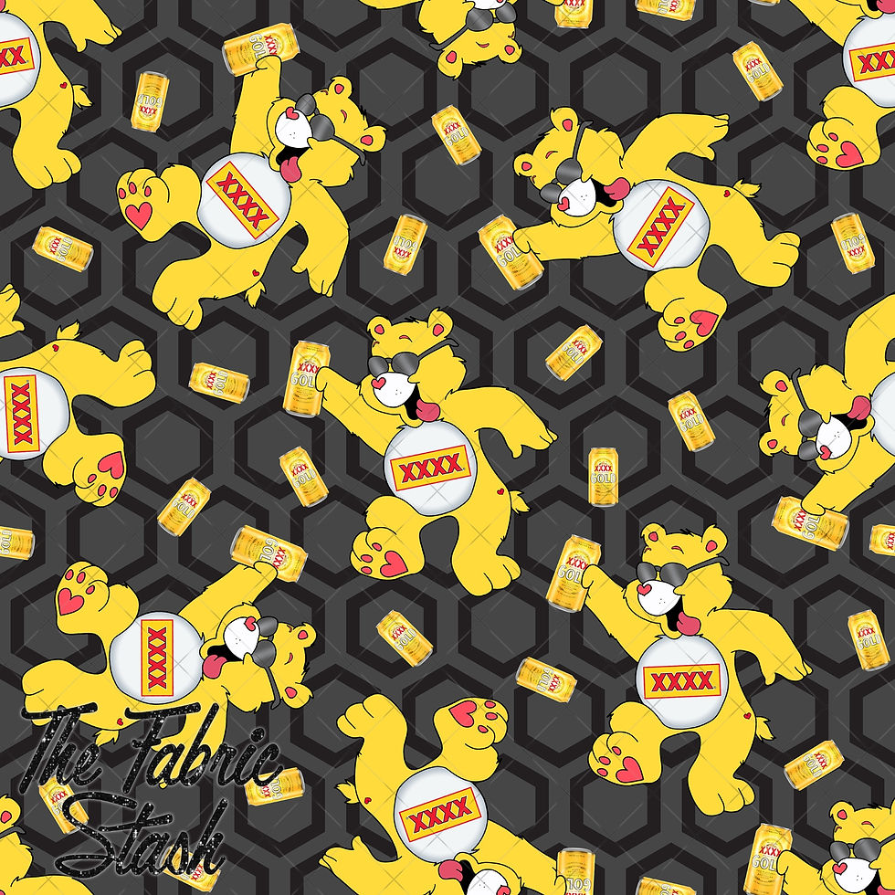 XXXX Bear - Cotton Twill (woven)