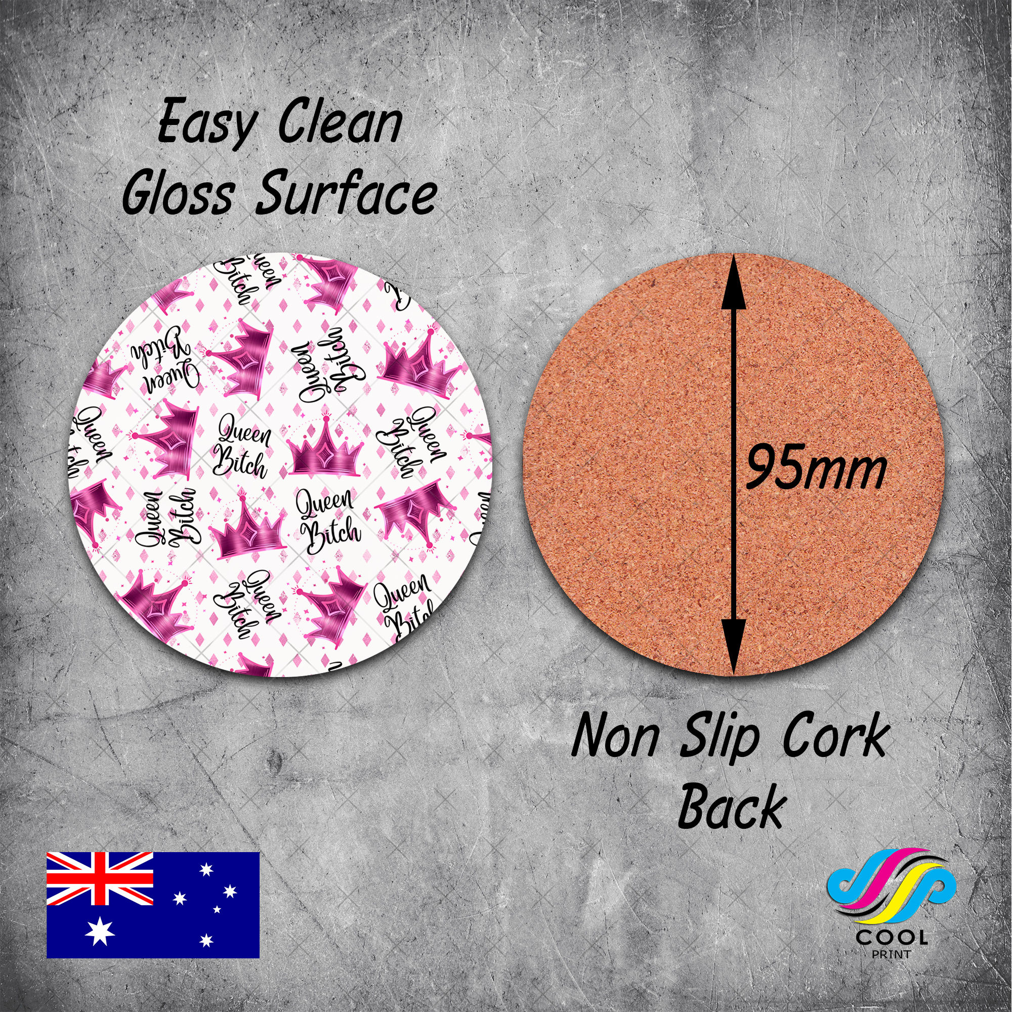 Queen Bitch Drink Coasters