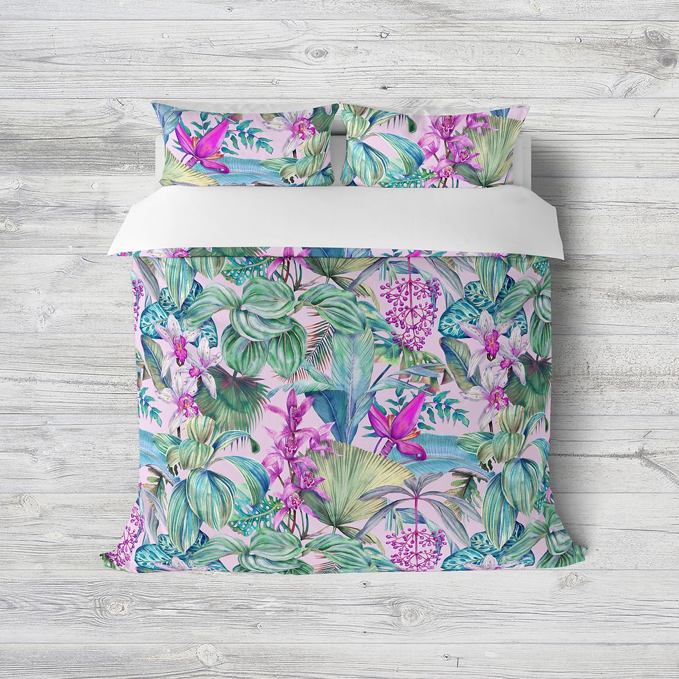 Orchid Floral - Doona Cover Set