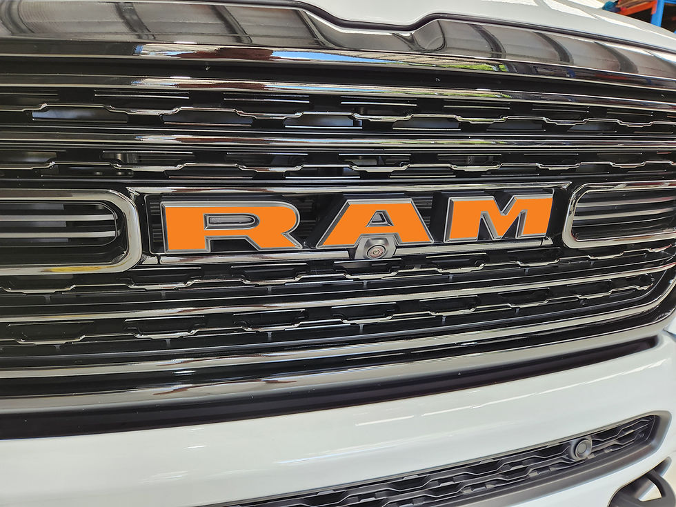 Thumbnail: RAM 1500 DT Front Grille Decal Stickers - Solid Colour