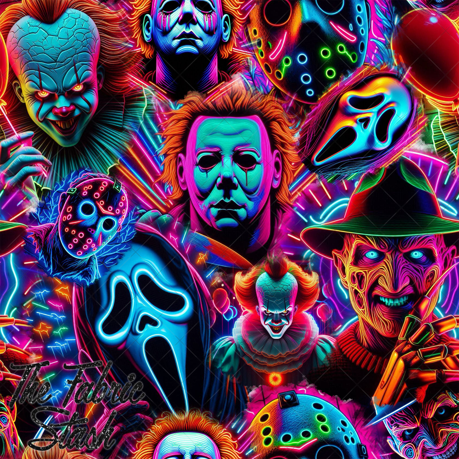 Neon Horror Guys