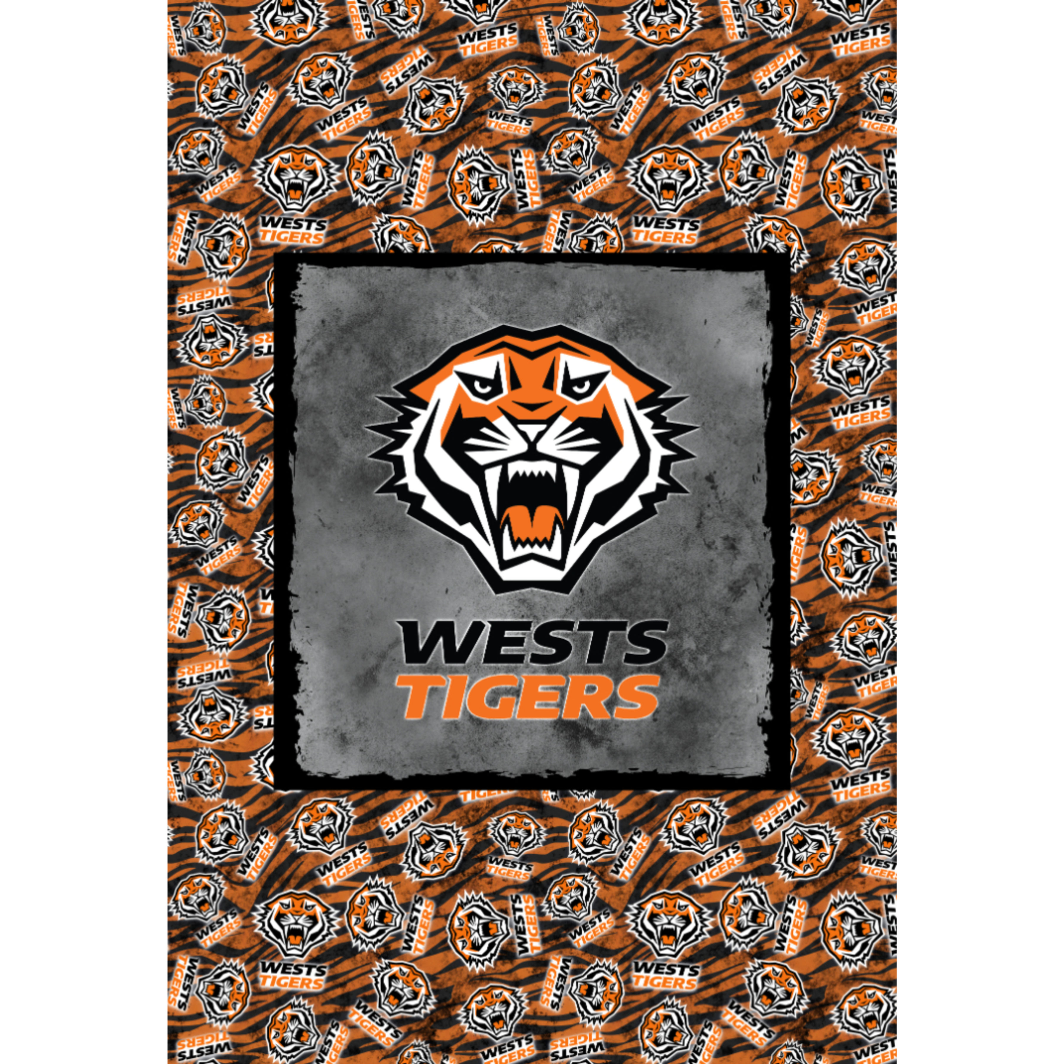 Tigers Quilt Panel