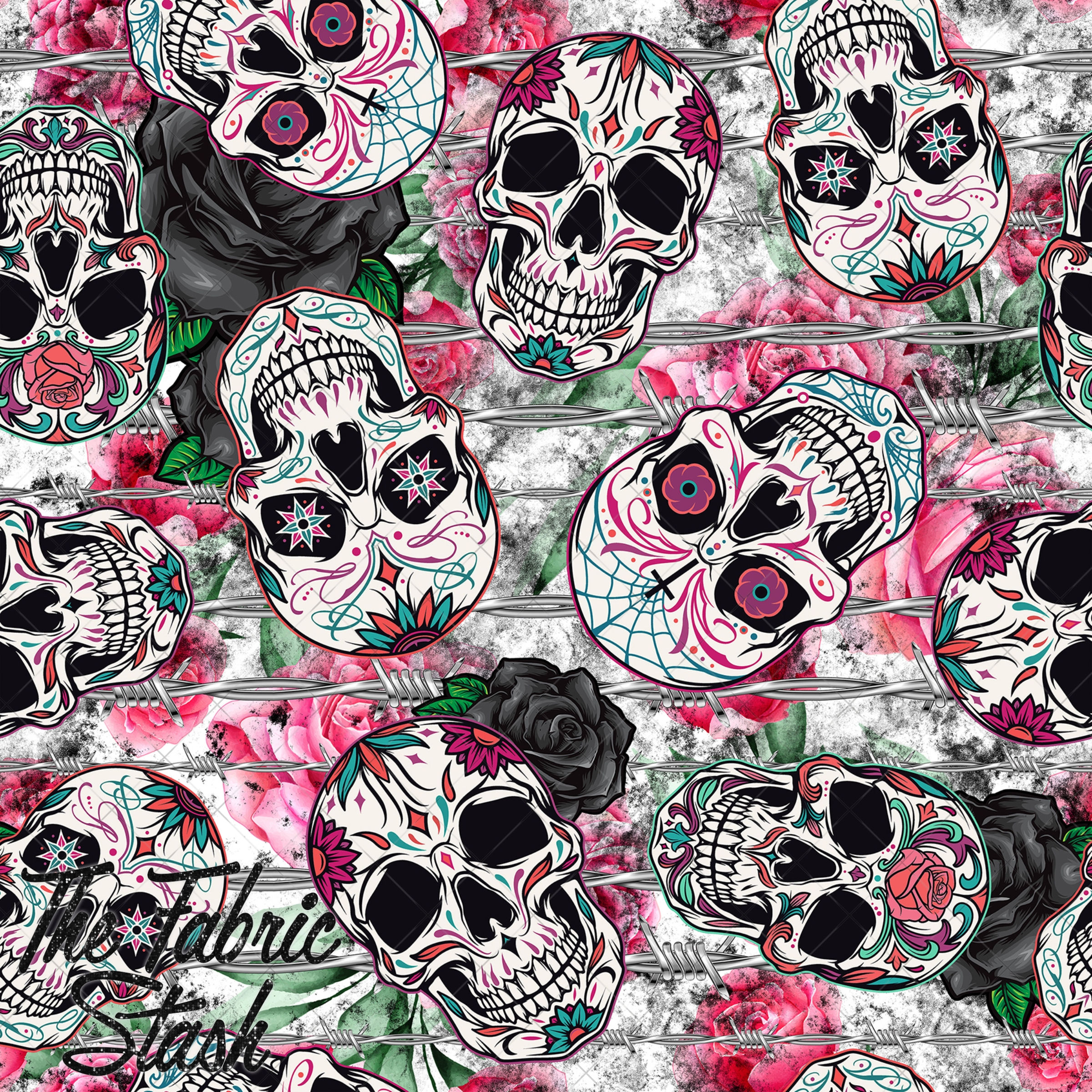 Skull Barbed Wire