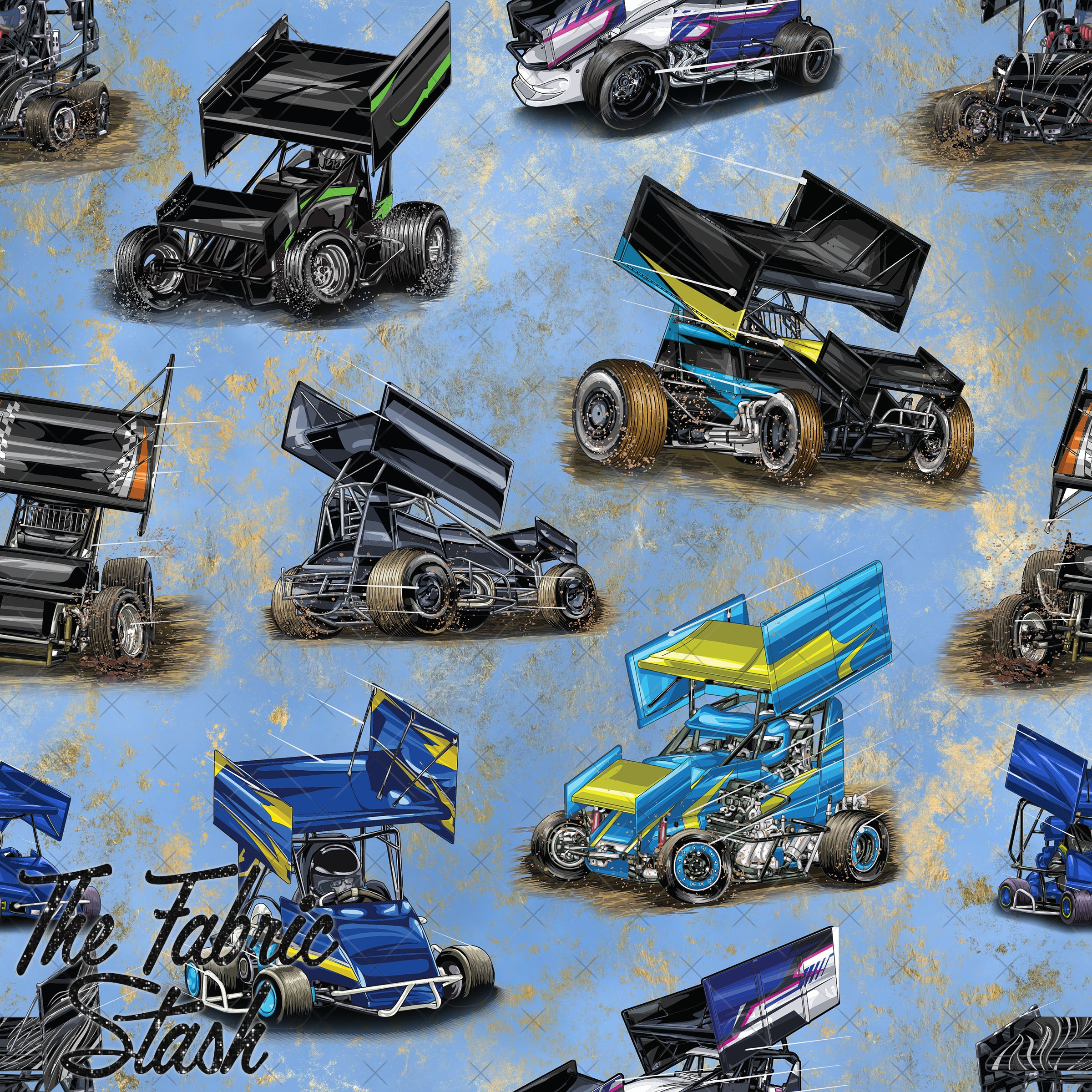 Sprint Cars Blue