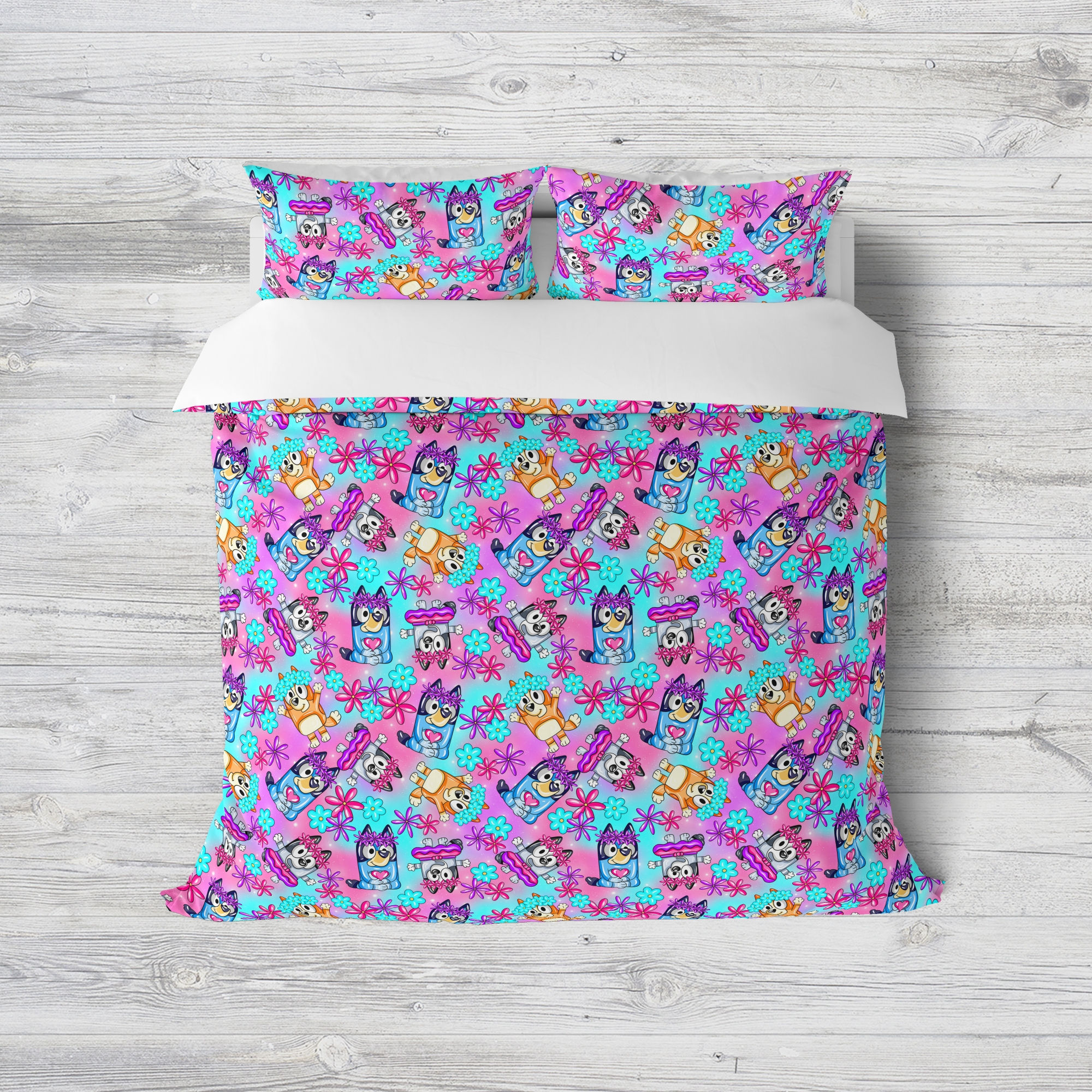 Flower Dogs - Doona Cover Set