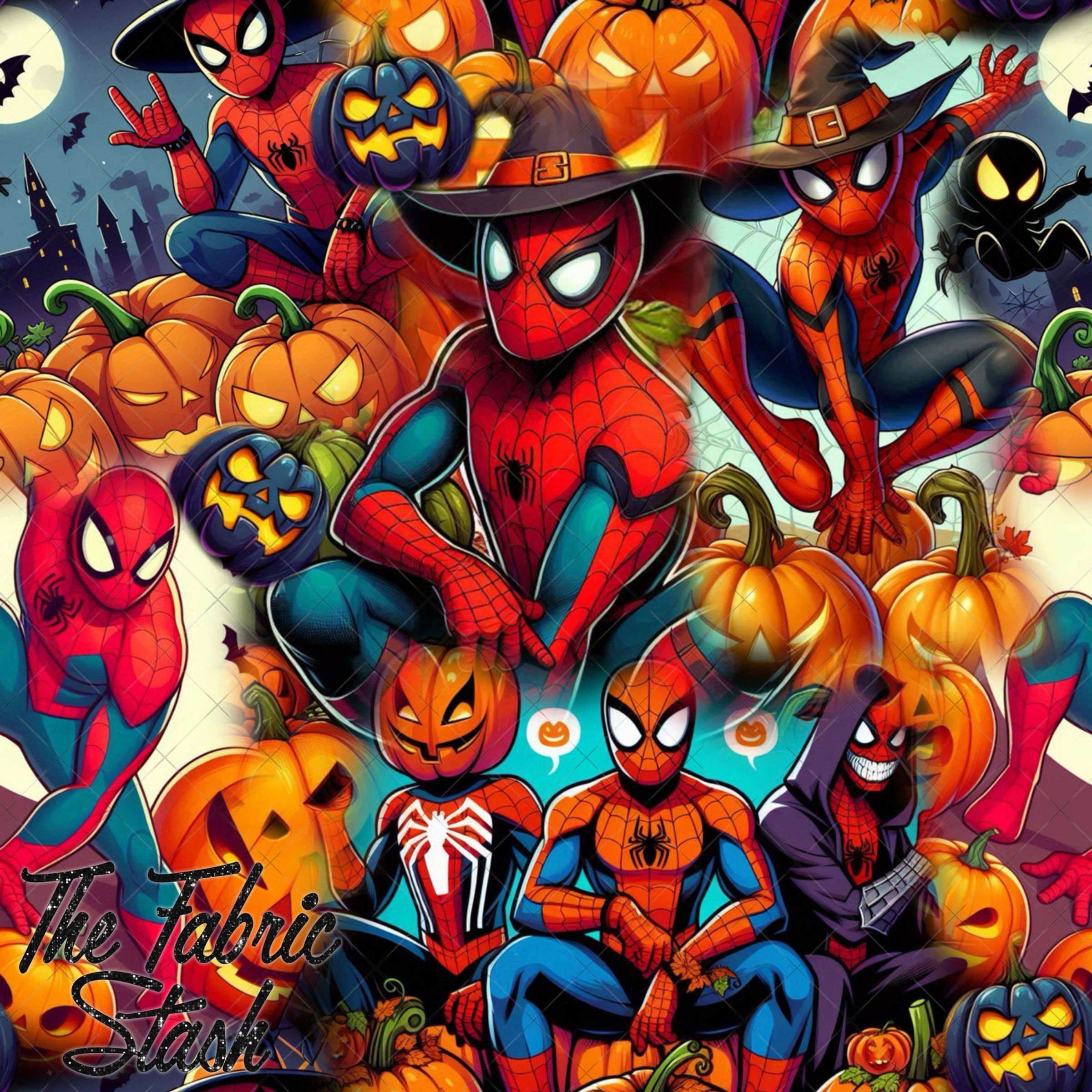 Spider Pumpkin Man