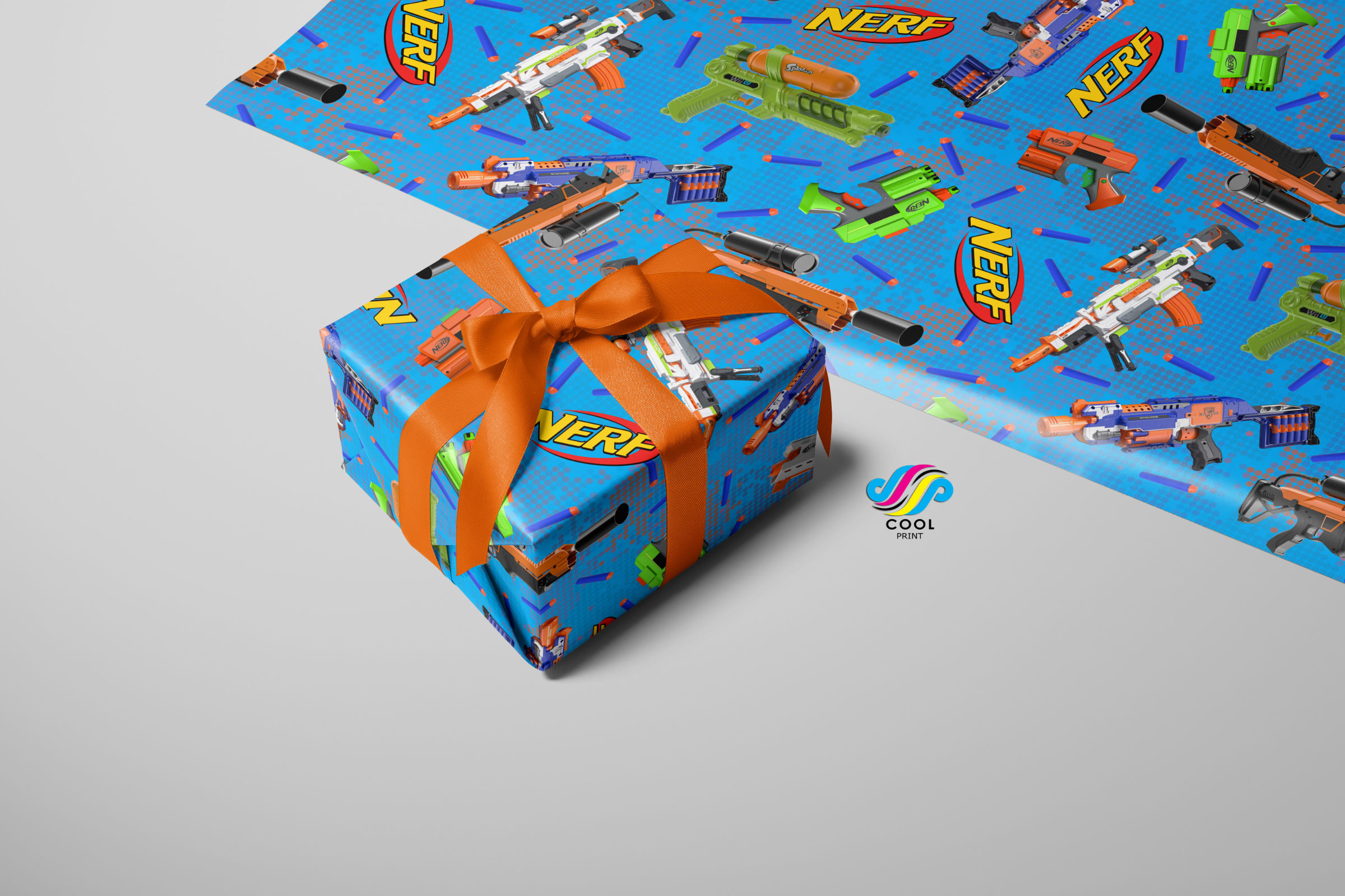 Nerf Gun Wrapping Paper