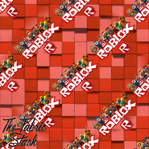 Roblox Diagonal - Digital Seamless Pattern | InStock Fabric Stash