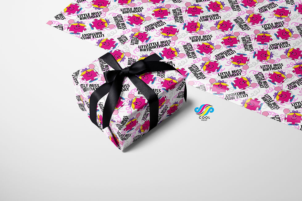 Little Miss Birthday Wrapping Paper