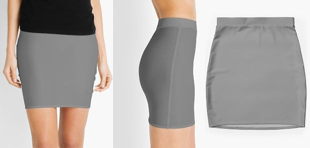 Solid Yellow Color mini skirt.jpg