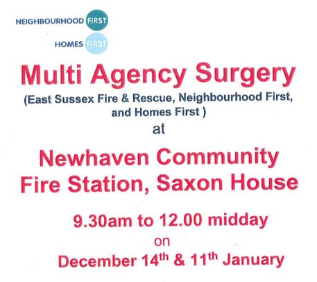 Newhaven Community Fire Station Multi Agency Surgery
