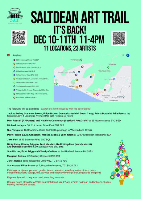 Saltdean Art Trail 2022 10/11th December