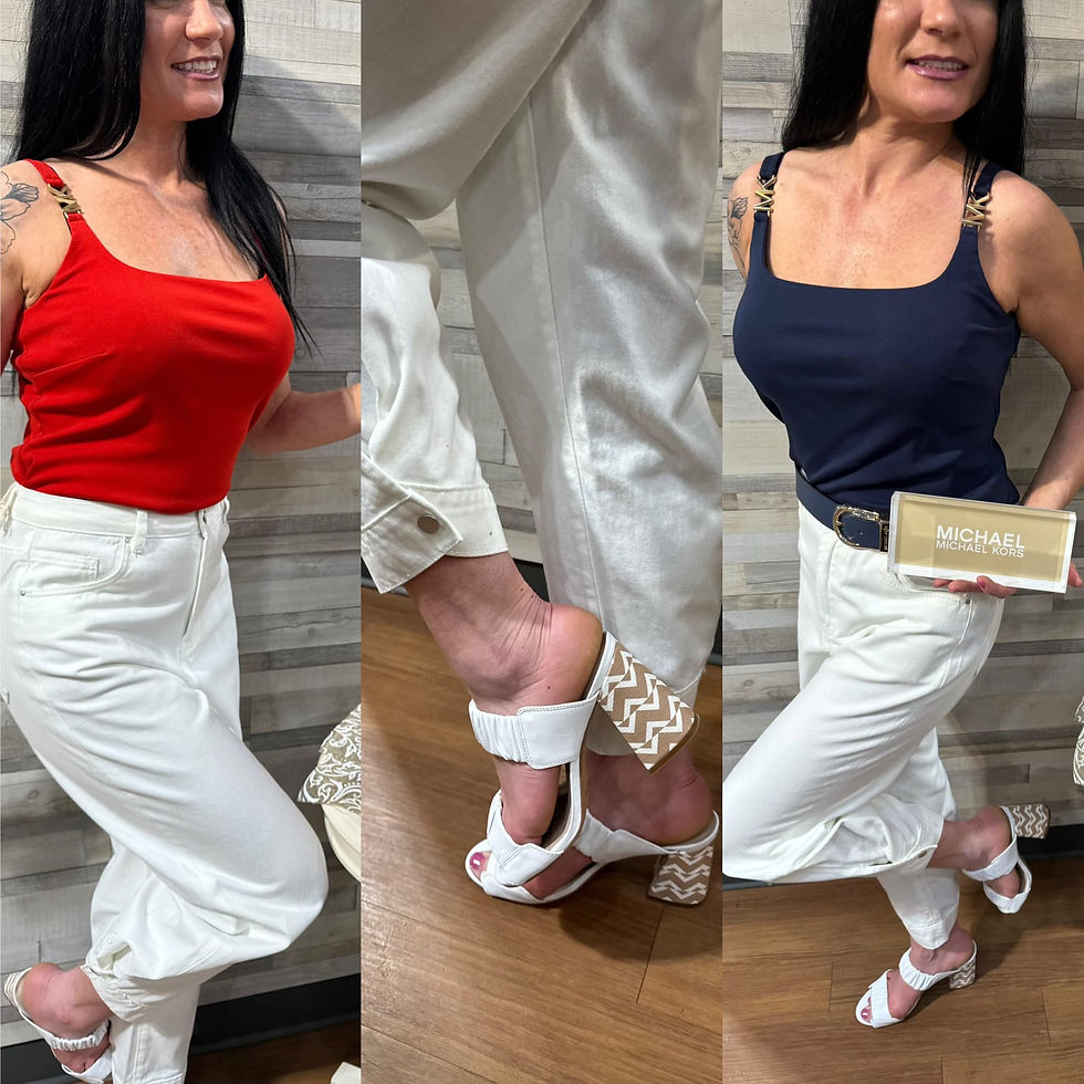 Miniature : Camisole à logo doré Michael Kors | Boutique Plateforme