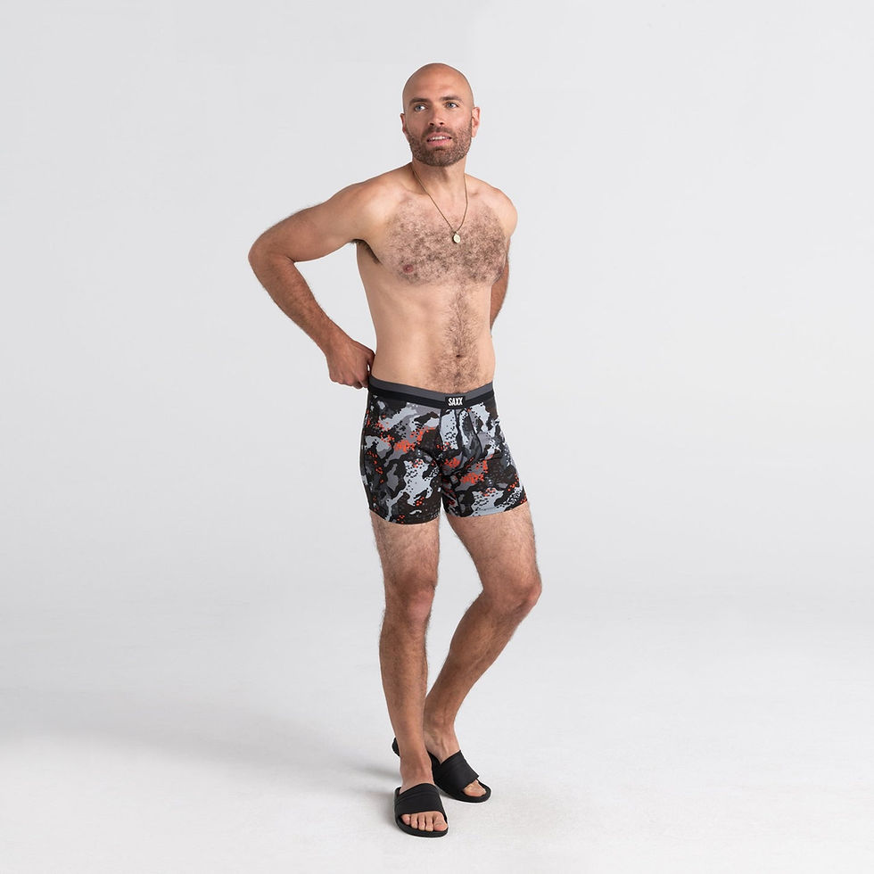 Miniature : Boxer gris camo digital collection Sport Mesh- Sport par SAXX