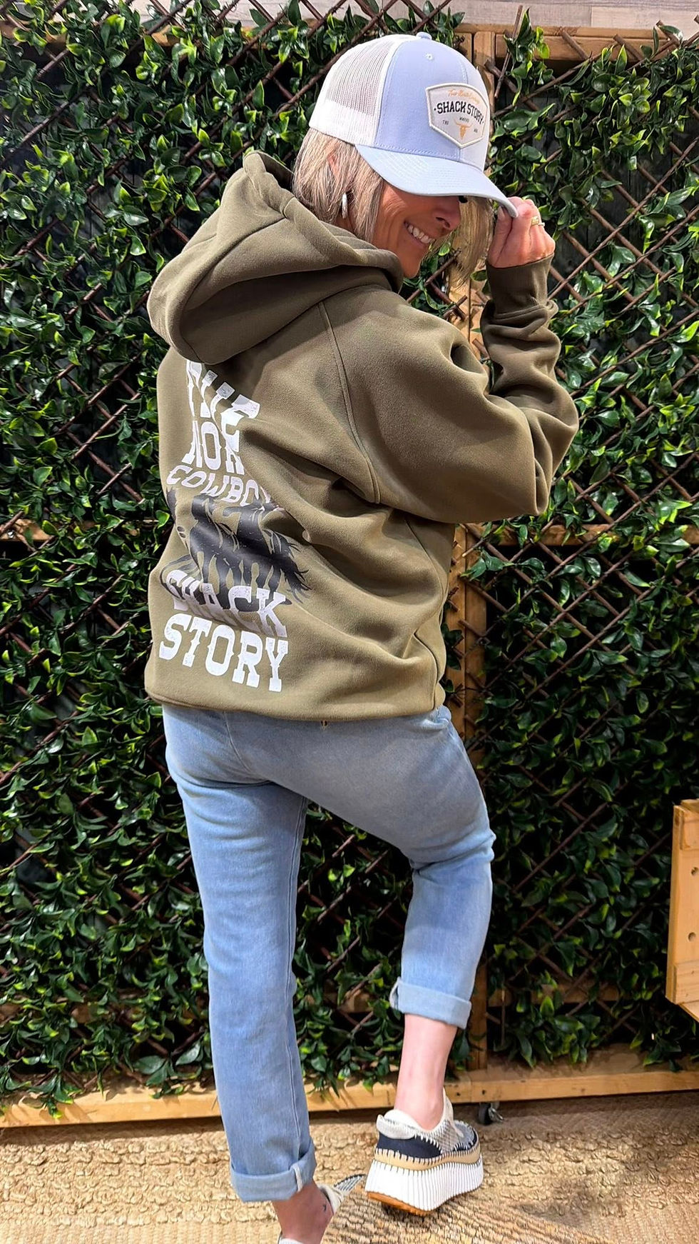 Hoodie imprimé country Shack Story | Boutique Plateforme