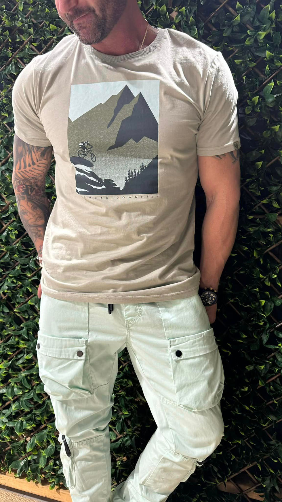 T-shirt Sevy Remake à paysage de montagne Ragwear | Boutique Plateforme