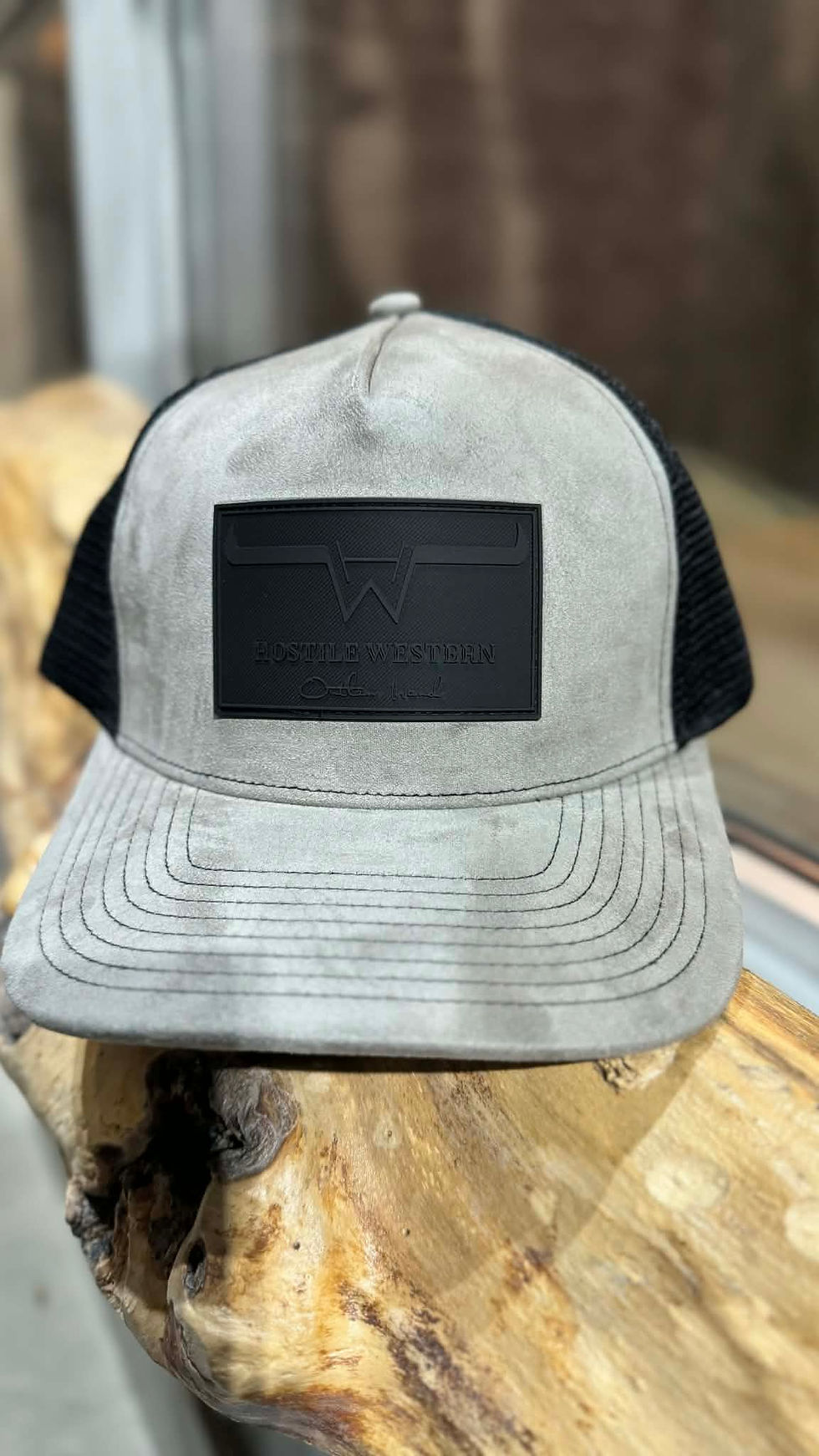 Casquette en suède Hostile Western | Boutique Plateforme