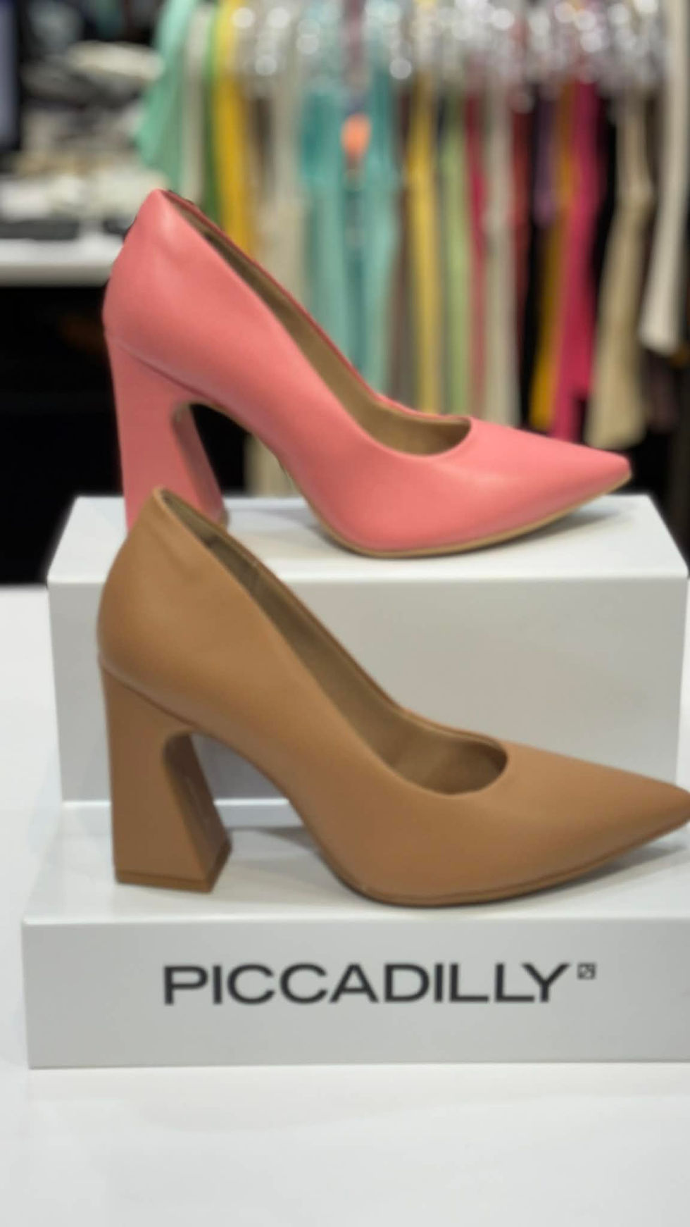 Escarpin à talon large Picadilly | Boutique Plateforme