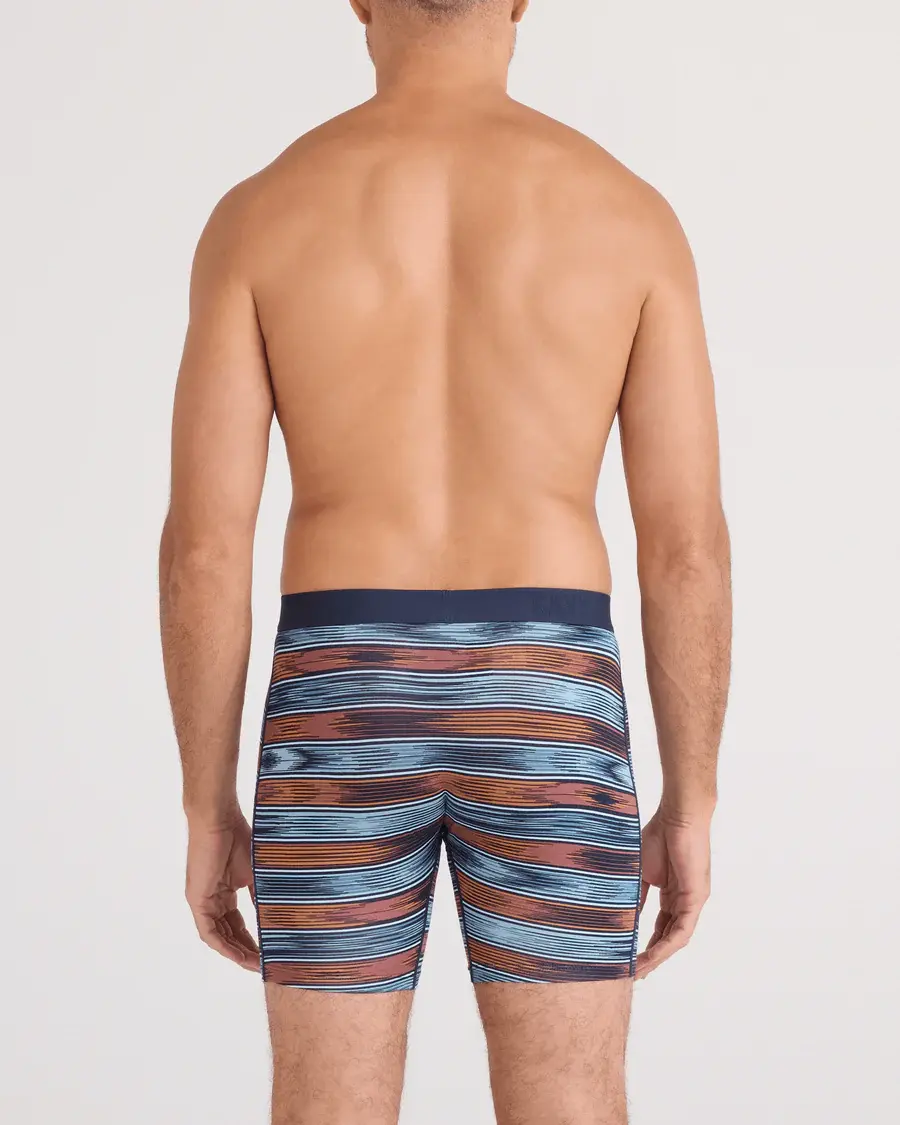 Miniature : Boxer 6'' Ikat à rayures Vibe Xtra par SAXX | Boutique Plateforme