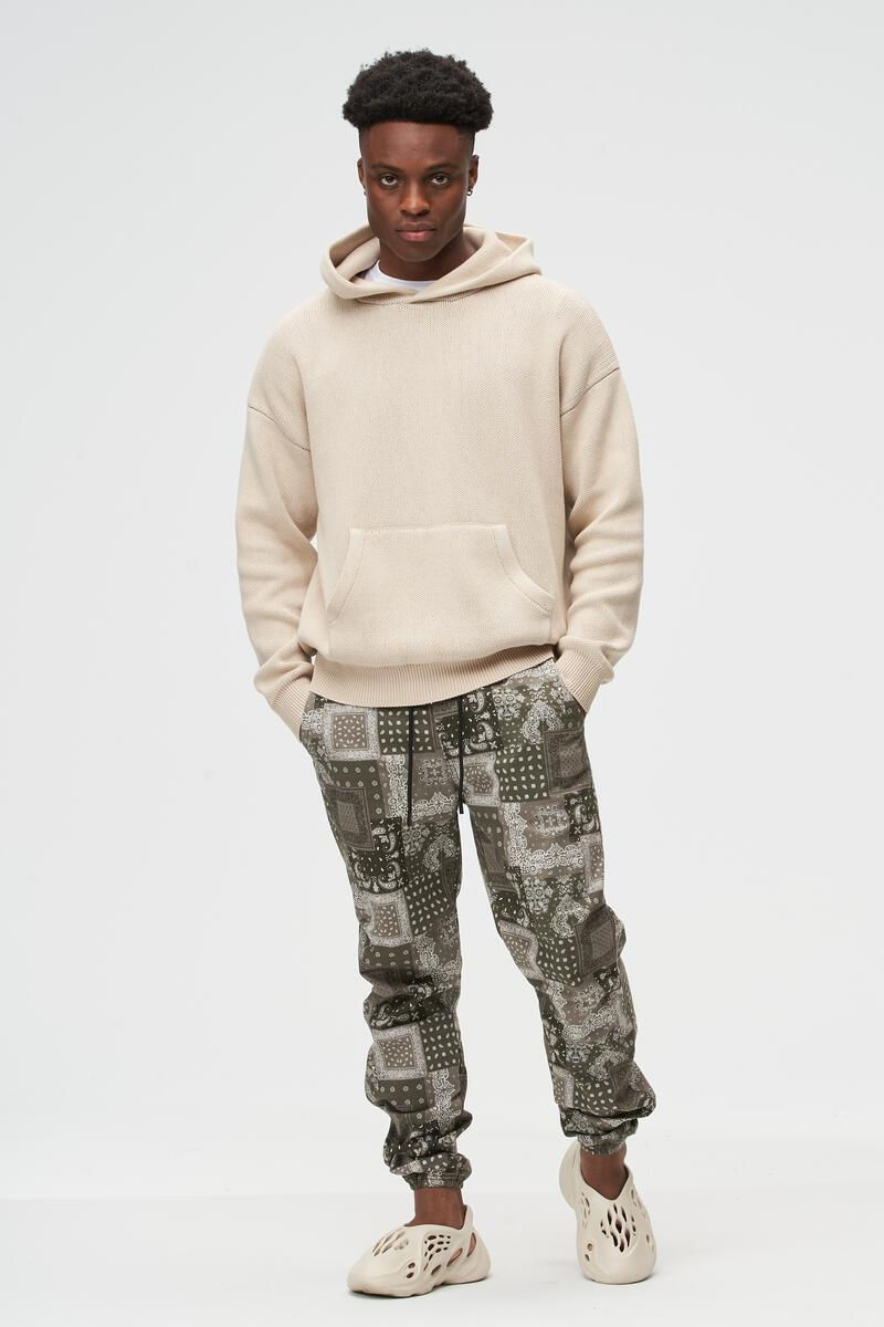 Miniature : Cagoule en tricot pélican Kuwalla Tee, style KUL-H303