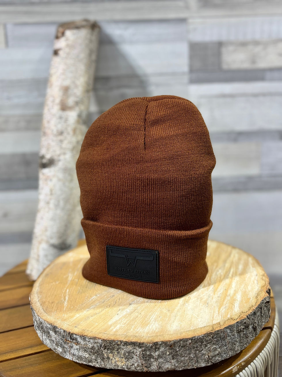 Miniature : Tuque à logo en similicuir Hostile Western | Boutique Plateforme